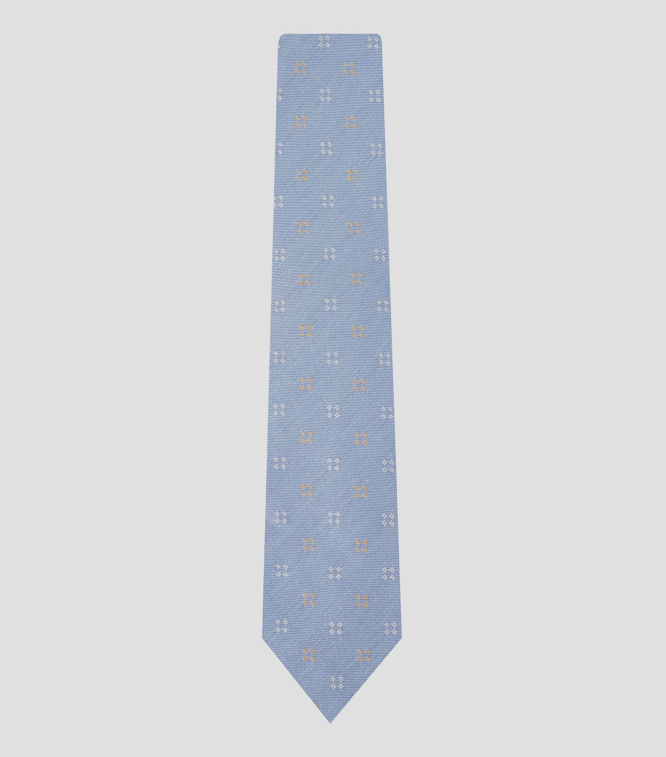 Corbata ancha bordada